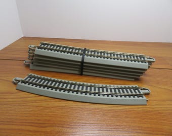 F 348 HO Bachmann EZ Track Nickel Silver (5) Straight (1) 22R Curve - Brand New Old Stock
