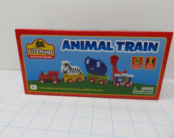 MH 292 Li'l Chugs Animal Train (7) Piece - Brand New Old Stock