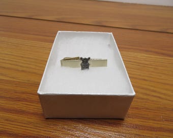 T 625 Vintage 1970 United States Air Force Standard Issued Kinney Co. Tie Clip 1/20 SF Silver Great Shape