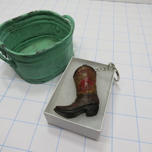 CB4 Western Cowboy Boot Key Chain - Ready To Ship!