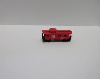 12   Old Ho Tyco Bright Red Caboose A.T.& S.F.
