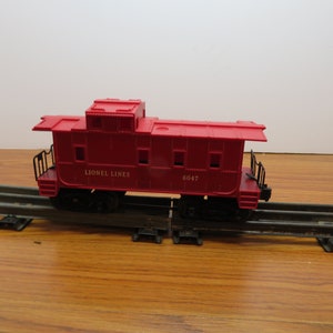 P 124 O Gauge Lionel Caboose Lionel Lines 6047 Vintage 1960 Like New
