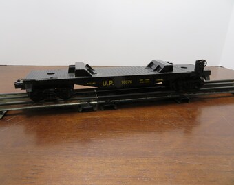 T 723 Lionel O - O/27 Union Pacific  16376 Flat Car 1993 Well Weighted Great Condition