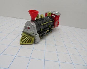 MH 297 Steam Era Locomotive  Die Cast Pullback Red/Black - Brand New Old Stock