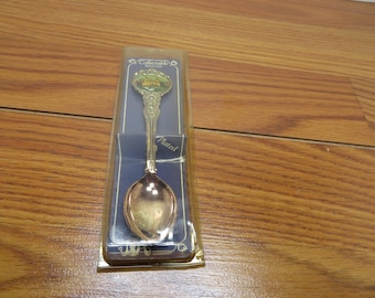 T 969 Vintage 1970's Old Mission Santa Barbara California Spoon Silver Plated - Brand New Old Stock