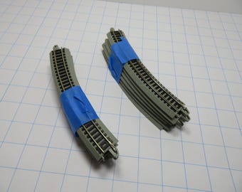 P 315 N Gauge Bachmann EZ Track Nickel Silver 11 1/4 Curves (12) Brand New Old Stock