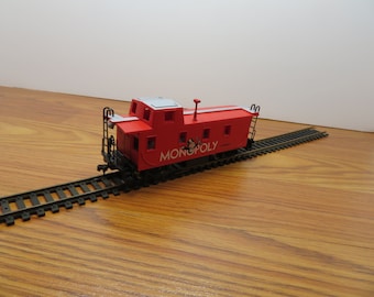 MH 746 HO Bachmann Monopoly Caboose With Metal Wheels, 1989 Brand New