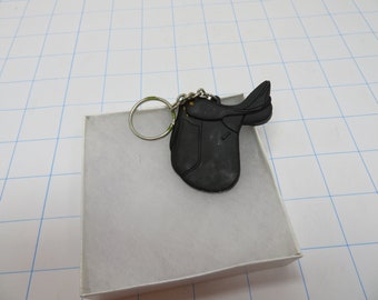 Rubber Key Chain - Dressage Saddle