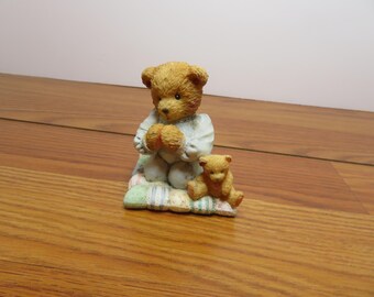T 607 Cherished Teddies Resin 1992 # 911410 Patrick Thanks For A friend That's True