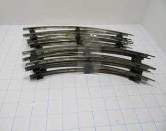 H 832 Marx O/27 Vintage 1950's Two Rail Track (8) Curves Nice Clean Condition