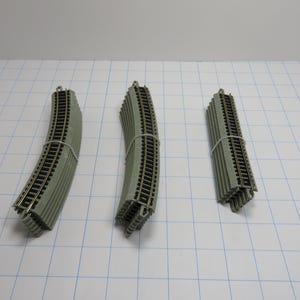 P 296 N Gauge Bachmann EZ Track Nickel Silver 11 1/4 Curves (13) And (5) Straights Brand New Old Stock