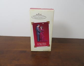 F 198 Hallmark Keepsake Scarlet O'Hara & Rhett Butler Gone With The Wind Ornament @005 Brand New Old Stock