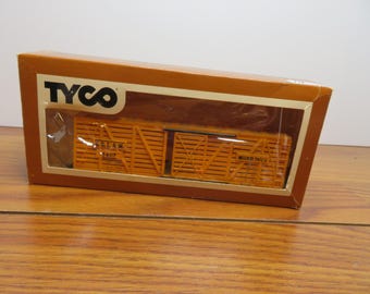 H 859 HO Tyco N.O.T. & M 54117 Cattle Car With Sliding Doors 1970's Well Weighted - Brand New Old Stock