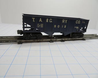 F 91 Lionel O/27 TA & G 9012 Hopper 1971 Weathered Well Great Condition