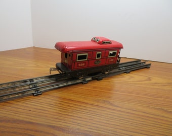 T 143 O Gauge Marx Tin New York Central Caboose 556 Post War