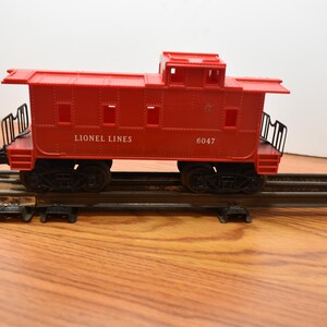 T 517 O Gauge Lionel Caboose 6047 Lionel Lines Well Weighted Metal