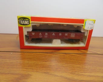 F 112 HO Life-Like Vintage 1976 Walbash 7226 Gondola With Load Brand New Old Stock