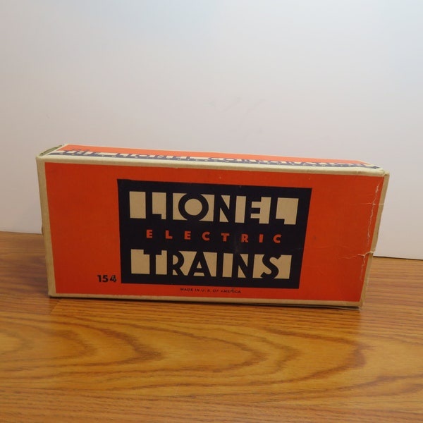 P 142 O Gauge Lionel #154 Crossing Lights Tested - With Box & Track Clip Vintage 1960 Post War - One Flap Missing On Box Nice Condition