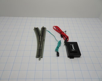 P 295 N Gauge Bachmann #44861 EZ Track Nickel Silver Left hand Turn Out Complete Brand New Old Stock - (Out Of Box)