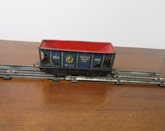 F 202 Marx O Gauge 1940's - 1950's C R I & P Gondola # 552 Rock Island Nice Shape For Its Age