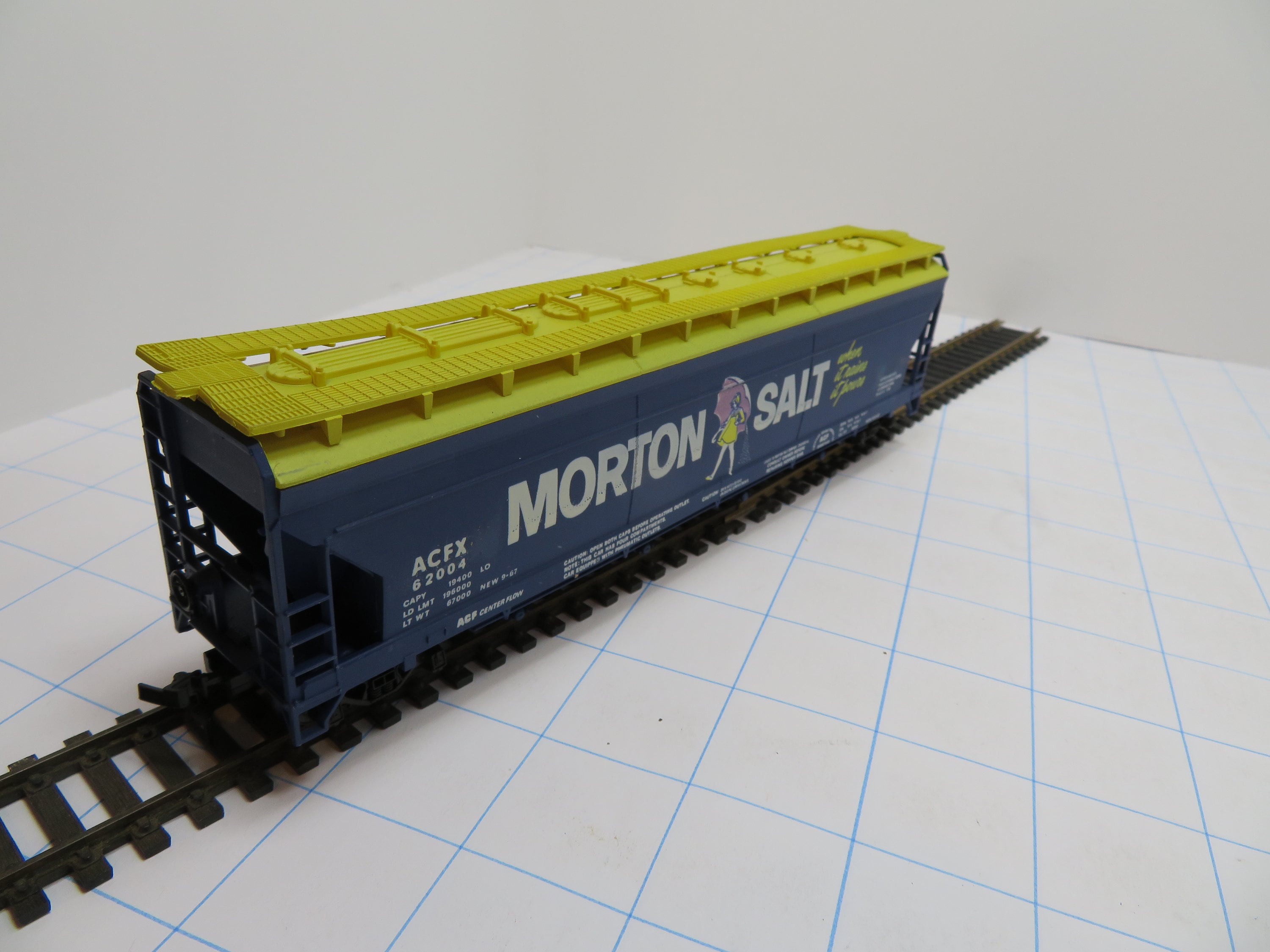 H 250 HO Tyco Morton Salt Billboard Hopper Advertising Car 62004