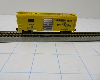 MH 304 N Gauge Green Bay & Western Box Car 60 Brand New