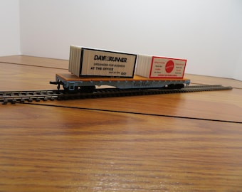 F 101 HO Mehano IHC 2001 Eckerd Drugs Flat Car With (2) Containers Brand New Old Stock