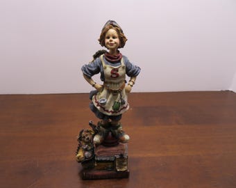 T 739 Boyd's Bears Folkstone Collection 1999 Ceramic Guardian Angel Of Super Mom #8E/2151 No Chips Or Cracks