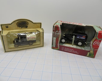 Vintage Chevron & Coca - Cola die Cast Trucks - 1999
