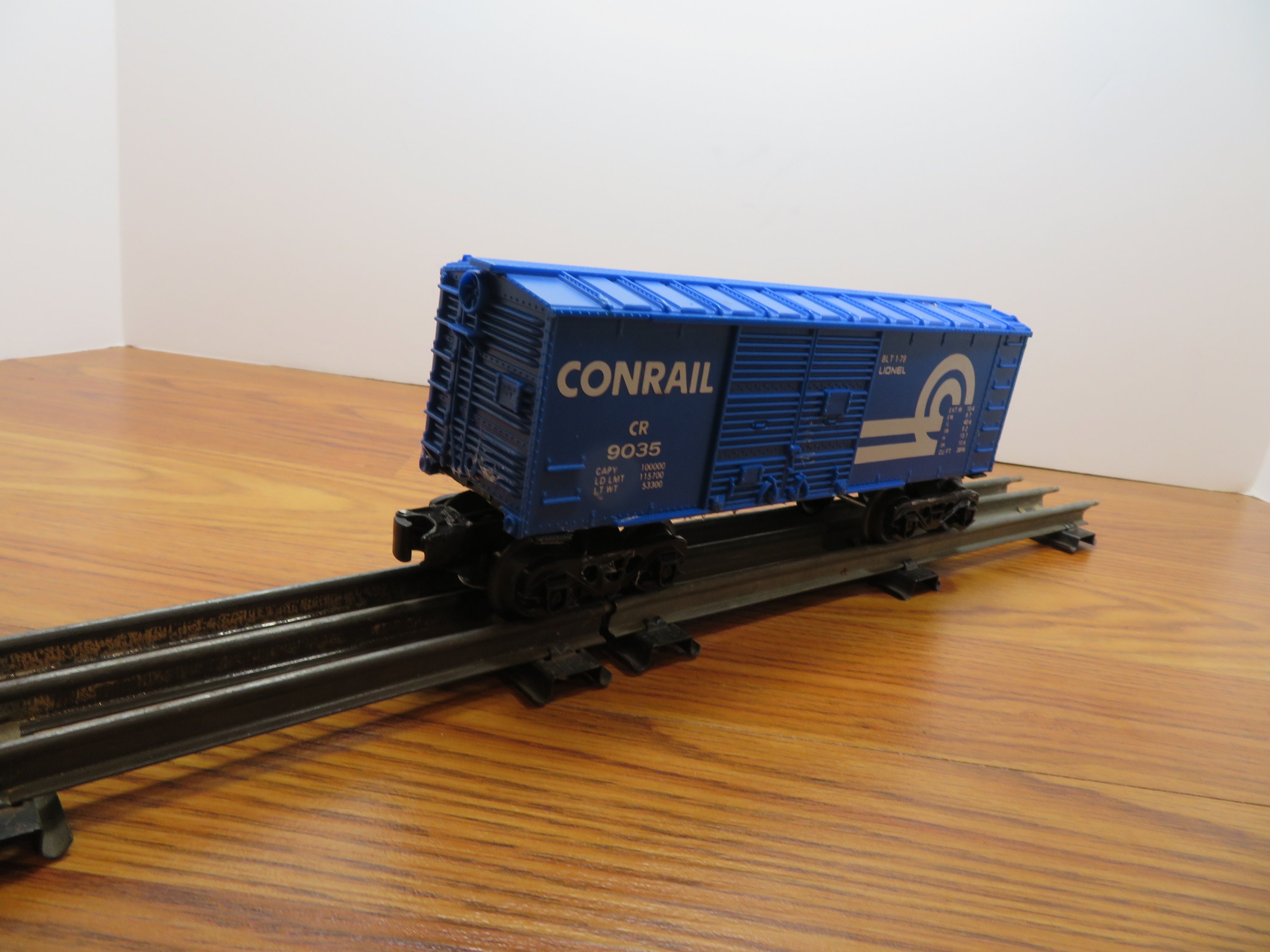 P 128 O Gauge Lionel Conrail 9035 Box Car Vintage 1978 Nice