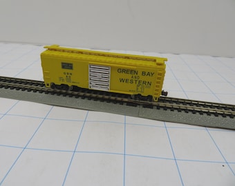 MH 870 N Gauge Bachmann Green Bay & Western 60 Box Car Brand New Old Stock