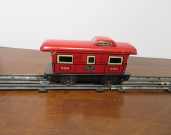 F 193 Marx O Gauge 1950 Vintage # 556 Caboose Nice Shape For Its Age