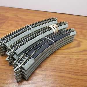 P 271 N Gauge Bachmann Nickel Silver (12) 11 1/4&quot; R Curves With Terminal Track Brand New Old Stock