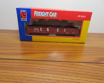 T 1012 HO 1989 Life-Like C & EI 95643 Gondola Well Weighted - Brand New Old Stock