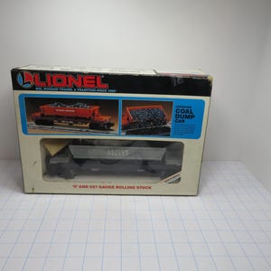 F 50 O Gauge & O/27 Lionel 1991 Lehigh Valley Operating Coal Dump Car Kit 6-1665 Brand New Old Stock