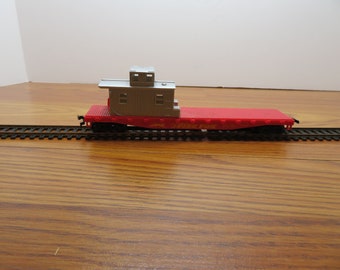 T 333 HO AHM Fire Fox Work Caboose Vintage 1970 Very Nice Condition
