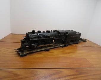 F 232 Marx 1960 Vintage 400 Engine And New York Central Tender - Runs Forward/Reverse Great - Needs A Coupler On Rear of Tender