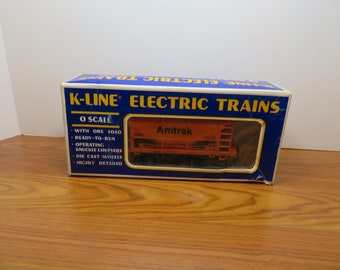 T 114 O Gauge K-Line 1991 Amtrak Ore Car 67266 New Old Stock