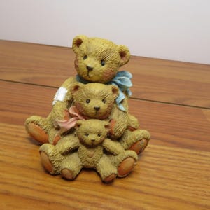 T 609 Vintage 1991 Cherished Teddies #950505 Theodore, Samantha, & Tyler Friends Come In All Sizes