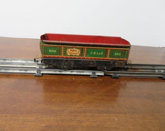 F 200 Marx O Gauge 1904's -1950's General Coal Company Hopper # 554 Nice Condition For Its Age