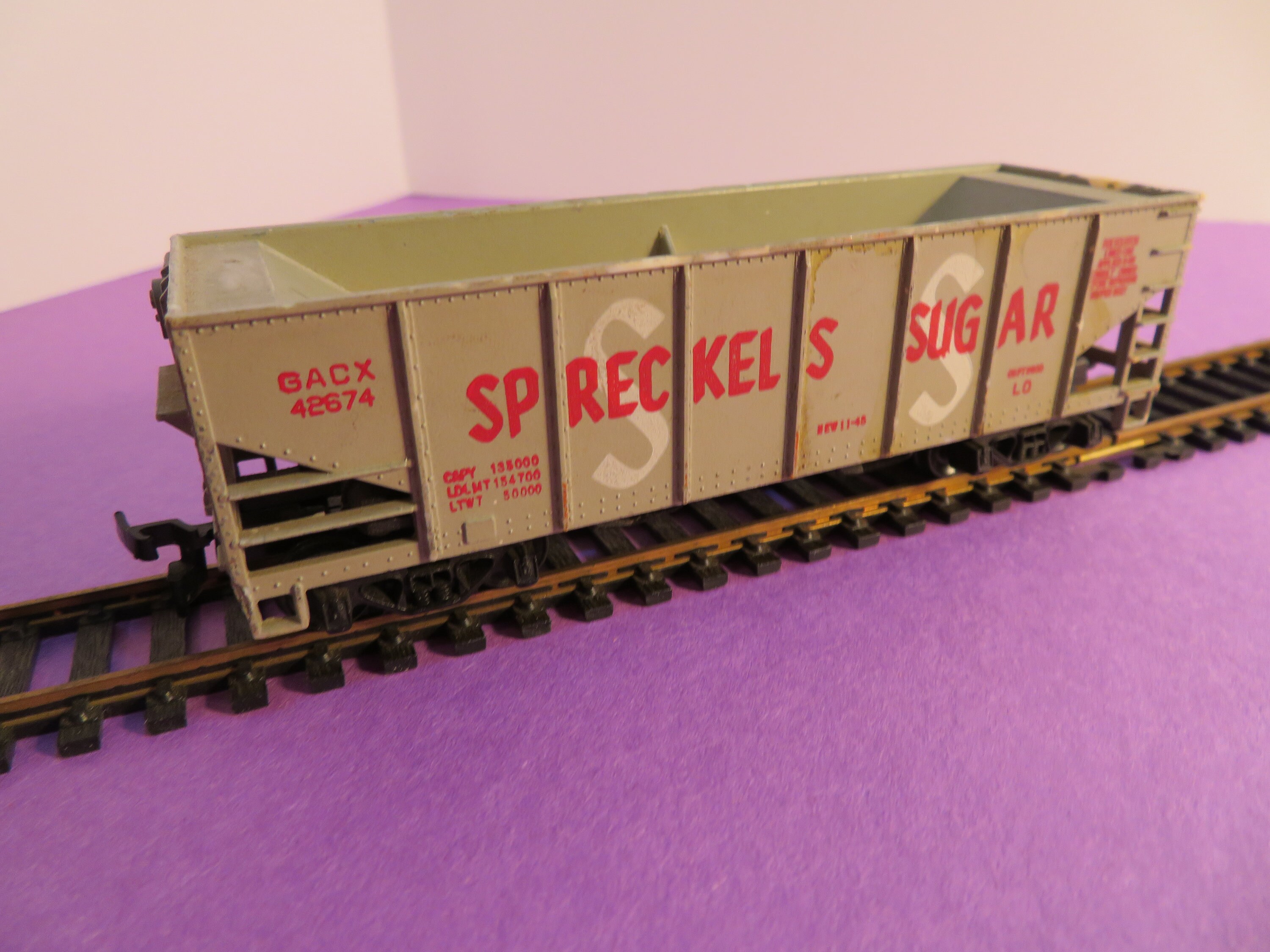 22A Ho Hopper car Spreckels Sugar G.A.C.X. 42674