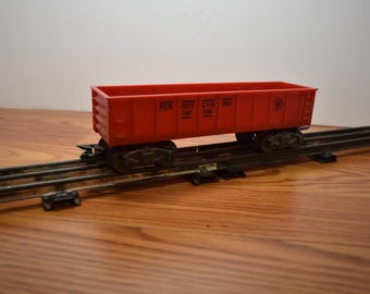 T 522 O Gauge O/27 Marx Pennsylvania 347100 Gondola Metal Trucks & Wheels Vintage 1960 Great Condition
