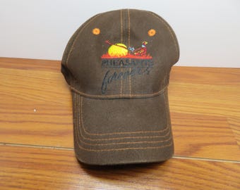 F 341 Vintage Pheasants Forever Club Adult Hat With Velcro Hat Adjustment - Brand Old Stock