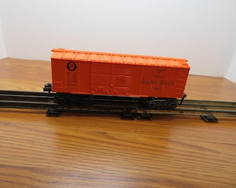 T 428 O Gauge Lionel X1004 Baby Ruth Candy Curtiss Post War 1950 Box Car Great Shape - Well Weighted & Metal Wheels