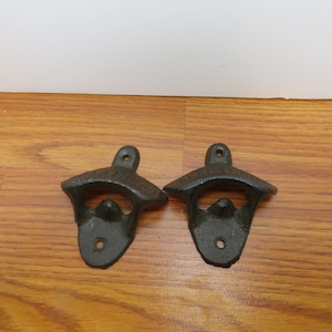 T 235 Old Fashioned Metal Bottle Openers - Great For Home, Shop, Or Bar Set Of (2)