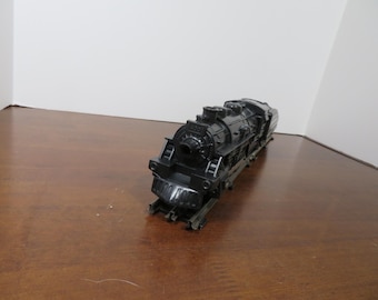 F 309 Marx O/27 Engine #400 With Headlight - Runs Forward/Reverse & Penn Central Tender - 1960 Runs Great Excellent Clean Condition