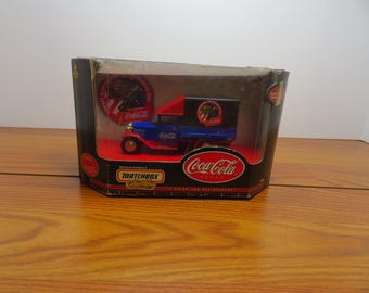 T 968 Vintage 1999 Mattel Matchbox Coca Cola Delivery Truck Die Cast 1:43 Scale - Brand New Old Stock