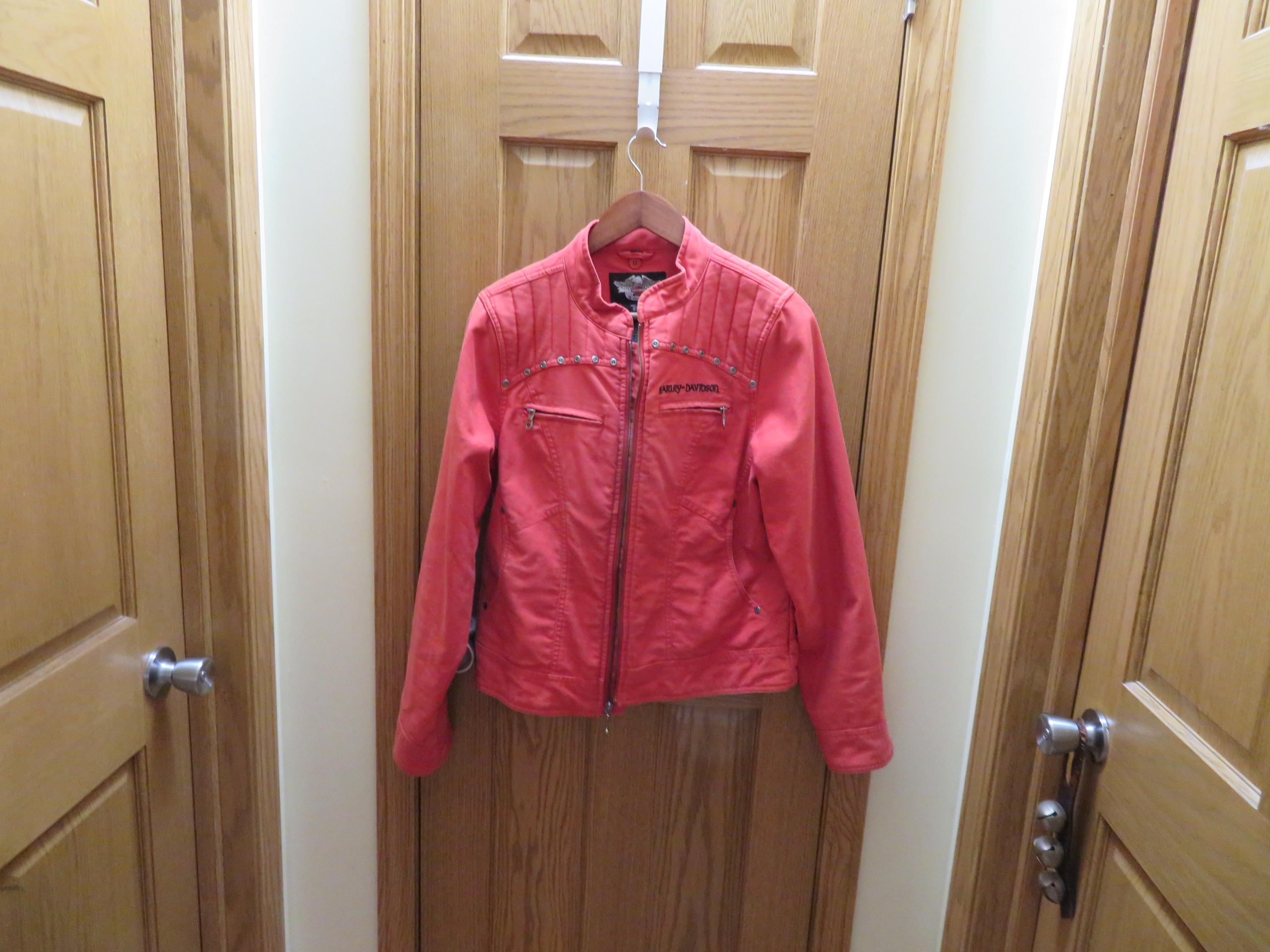 Black and Orange Harley Davidson Jacket - Etsy Black and Orange Harley Davidson Jacket - Etsy
