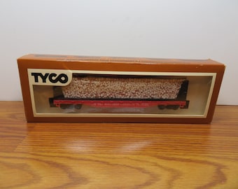 T 356 HO Tyco Pulpwood Car The Southern Railroad With Load Vintage 1970 New Old Stock