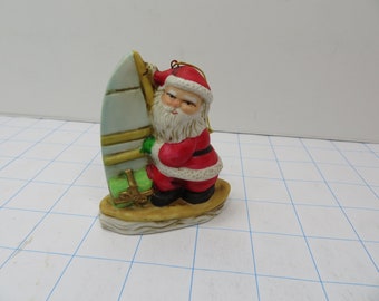 MH 612 Santa Ceramic Collection Ornament Vintage New